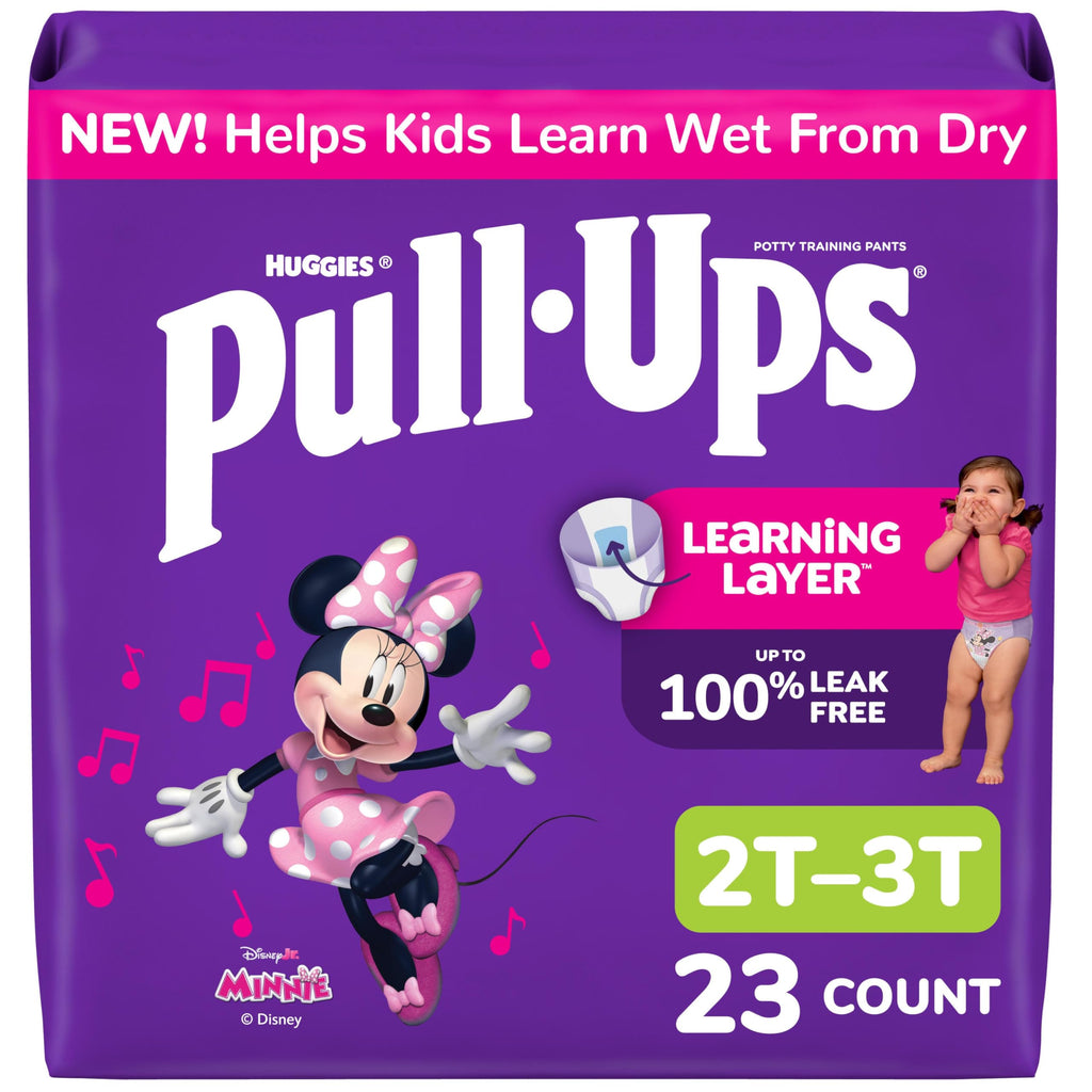 Pull-Ups Girls' Potty Training Pants, Size 5T-6T, 80 Count