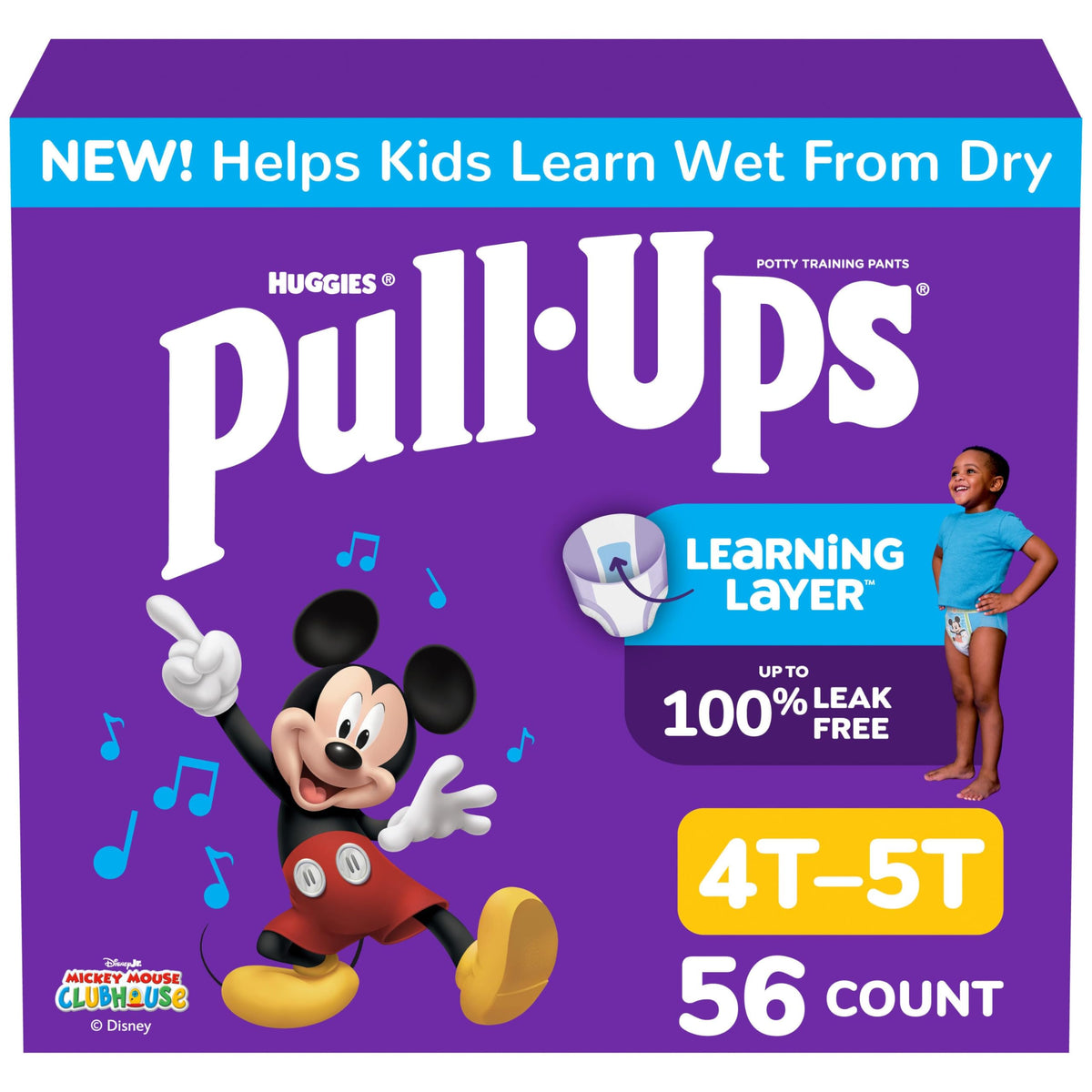 Pull-Ups Boys' Potty Training Pants, Size 5T-6T, 80 Count