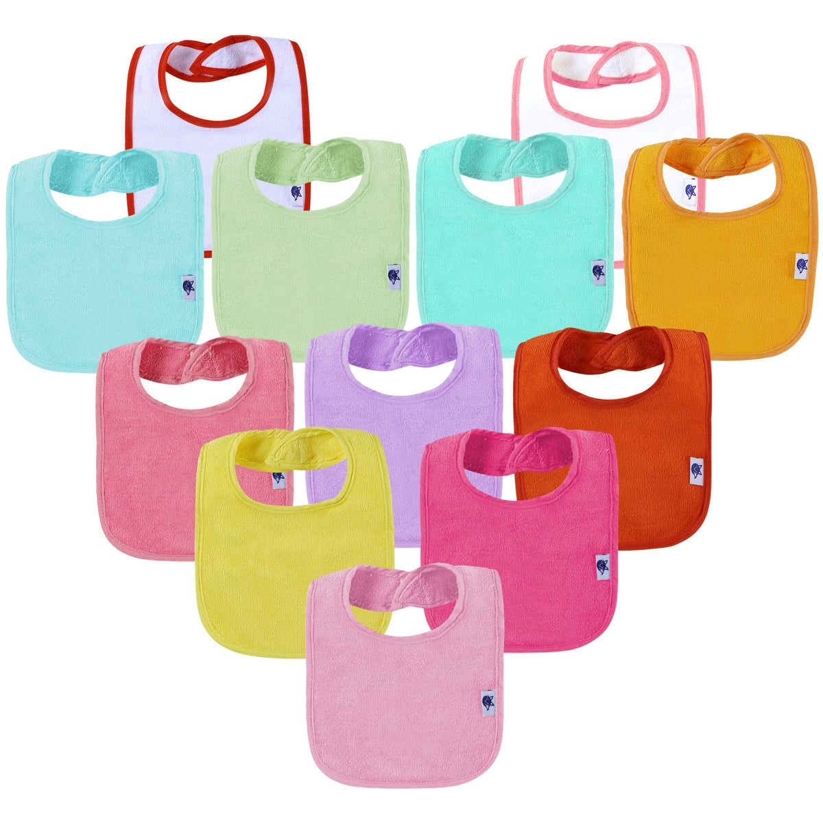SPINFOX Waterproof Baby Bibs Unisex Infant Drool Feeding Teething