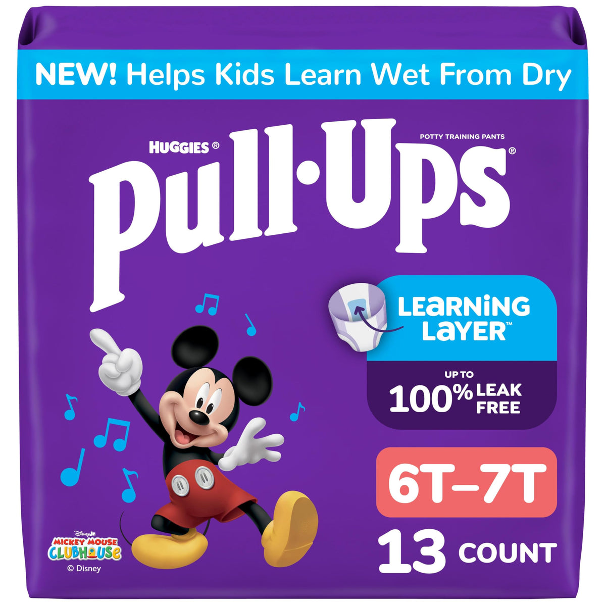 Pull-Ups Boys' Potty Training Pants, Size 5T-6T, 80 Count