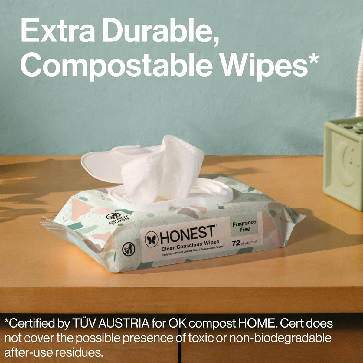 The Honest Company Multi-Use Baby Wipes, Geo Mood, 288 Count