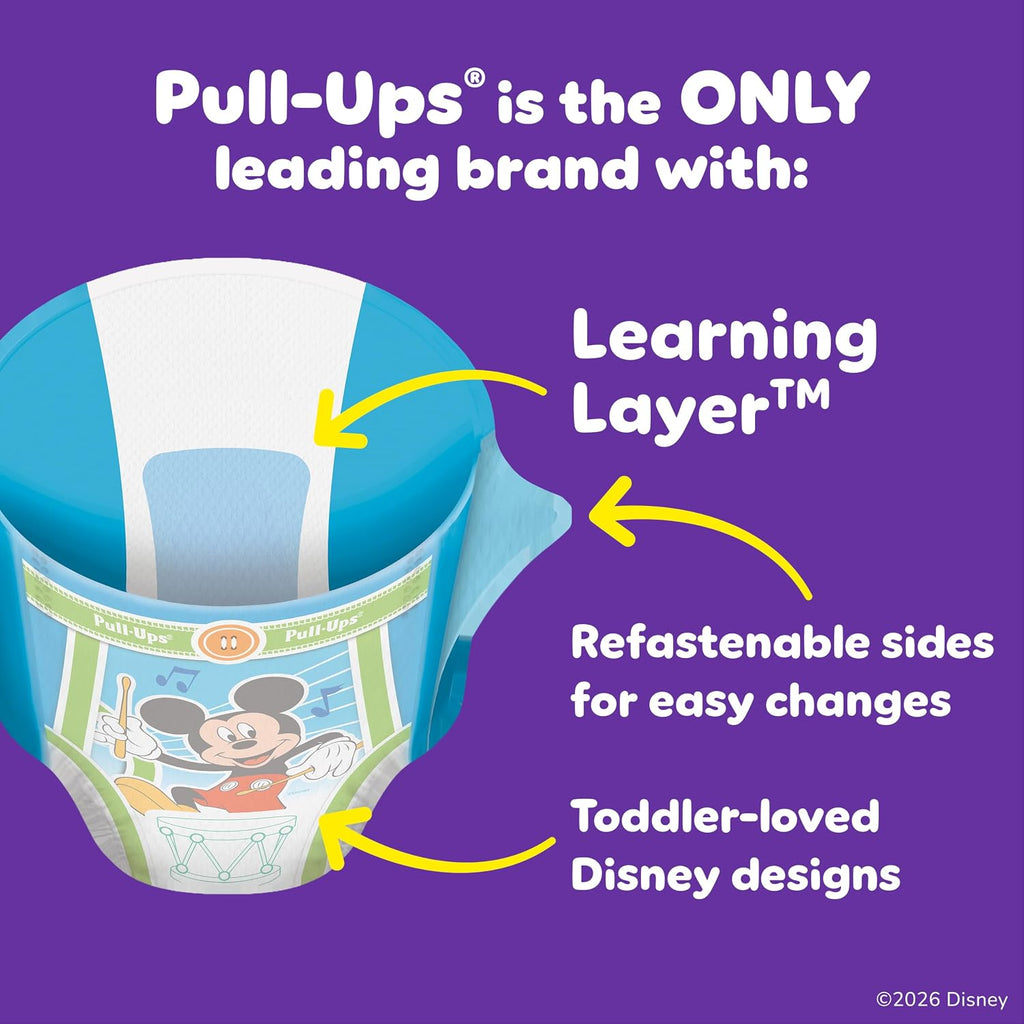 Pull-Ups Boys' Potty Training Pants, Size 5T-6T, 80 Count