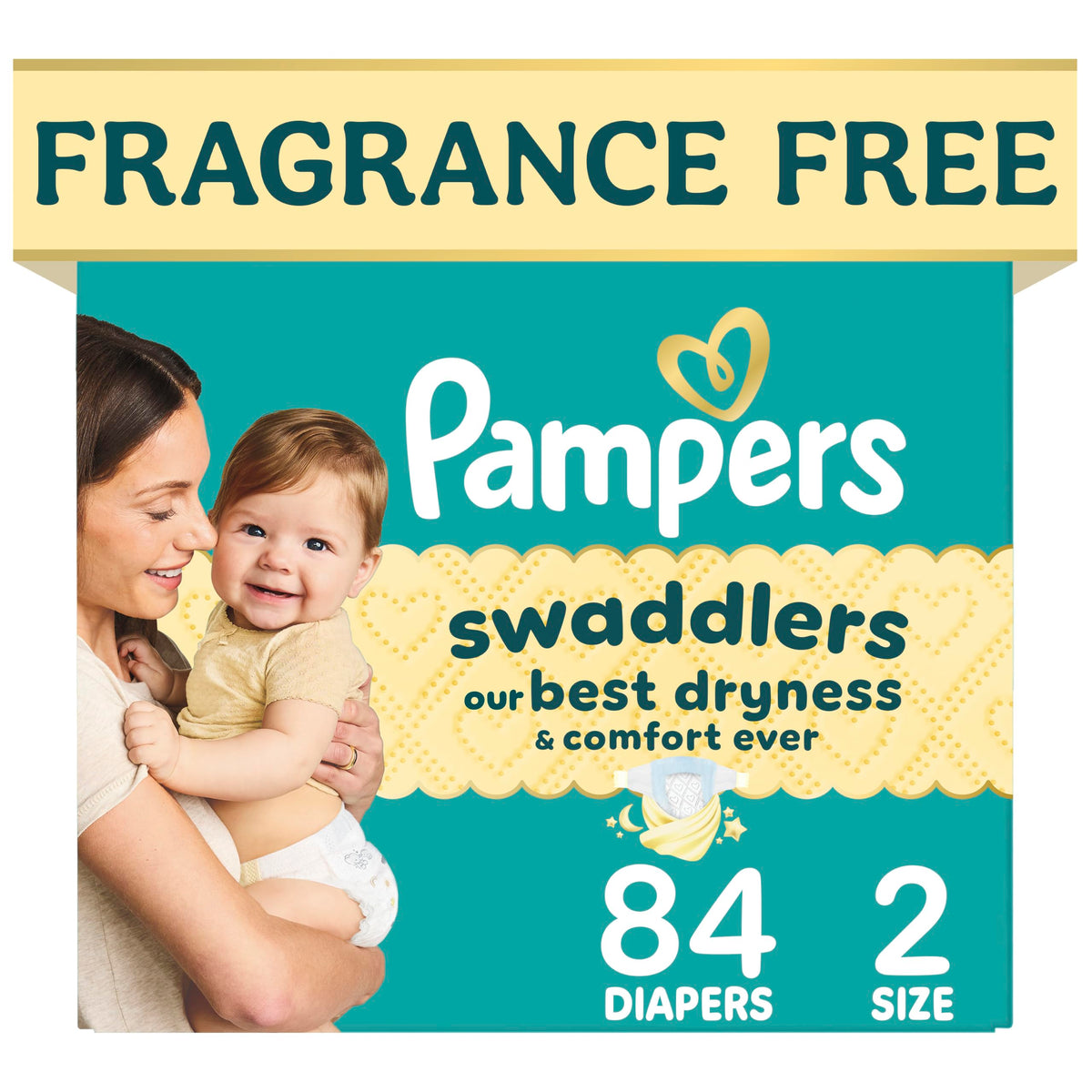 Swaddlers Diapers, Size 1 (8-14 lbs), 32 Count, Fragrance Free, Hypoallergenic, Absorbent, Pediatrician Recommended, Skin Safe