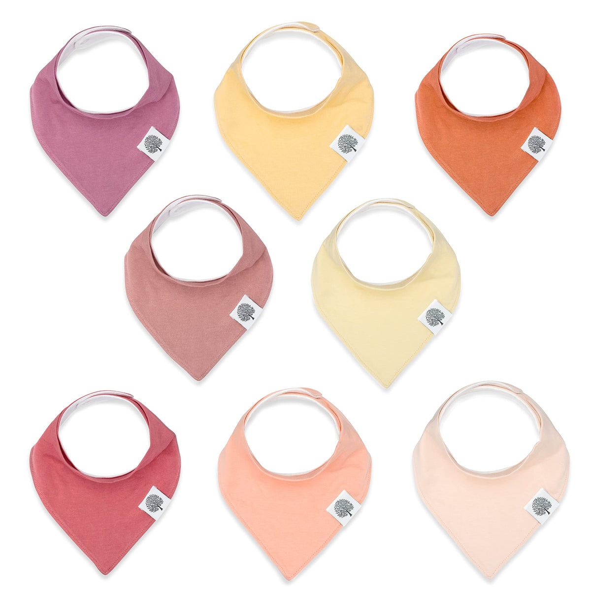 Parker Baby Co. Soft Bandana Drool Bibs for Baby Boys & Girls, 4pk & 8pk