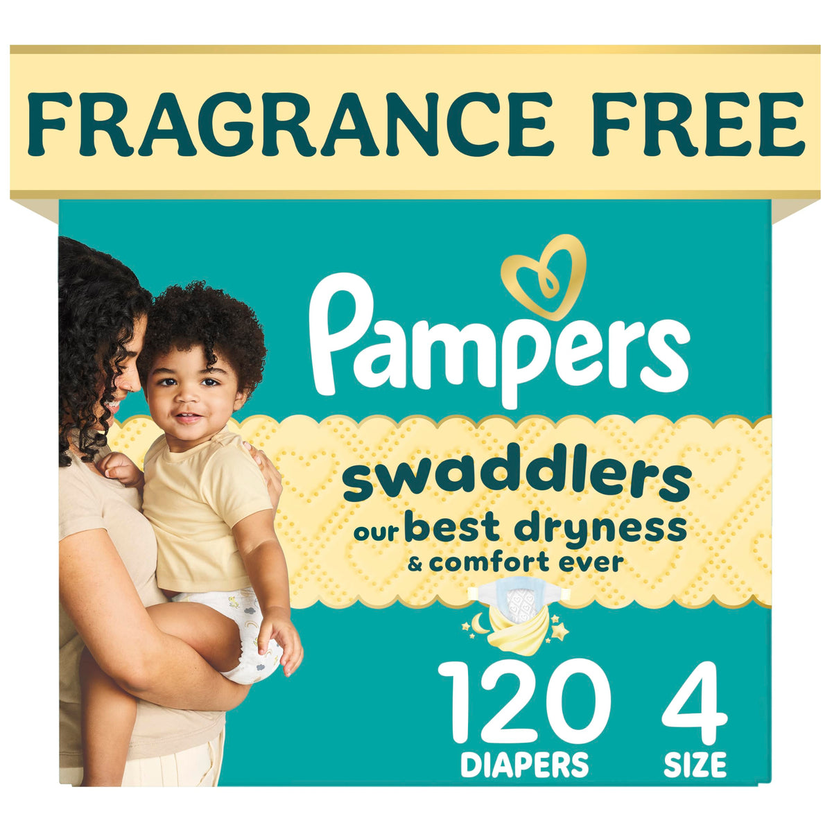 Swaddlers Diapers, Size 1 (8-14 lbs), 96 Count, Fragrance Free, Hypoallergenic, Absorbent, Pediatrician Recommended, Skin Safe