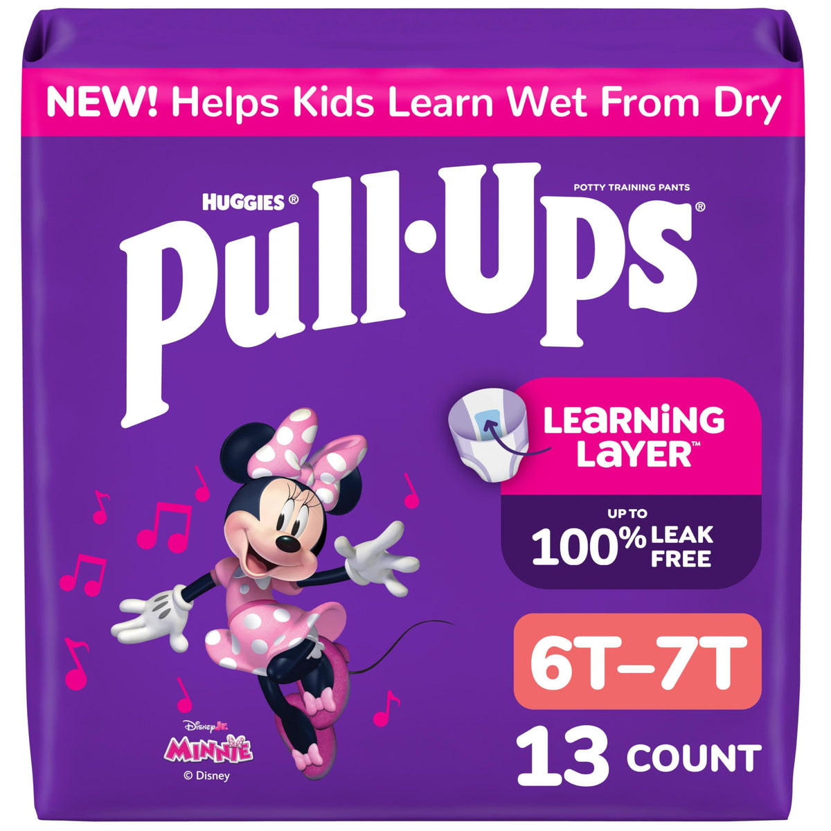 Pull-Ups Girls' Potty Training Pants, Size 5T-6T, 80 Count