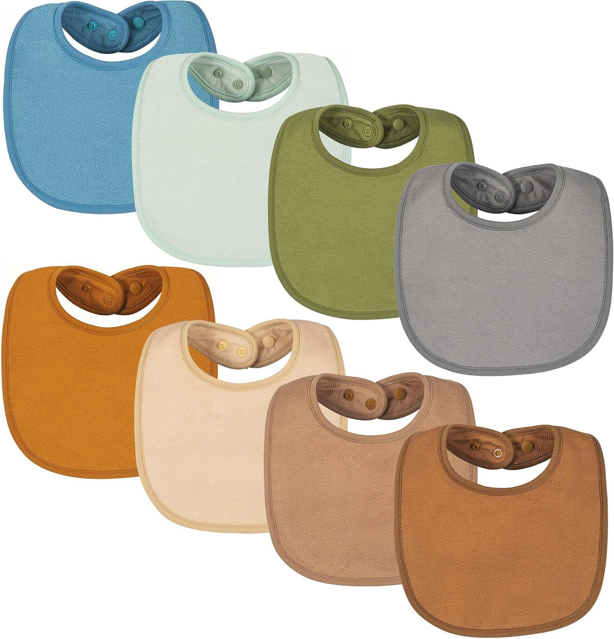 Tiny Twinkle Baby Feeding Bibs - Waterproof and Absorbent Infant Drool and Feeding Baby Bibs