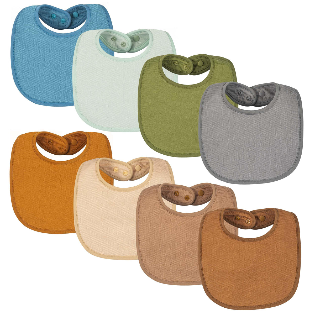 Tiny Twinkle Baby Feeding Bibs - Waterproof and Absorbent Infant Drool and Feeding Baby Bibs