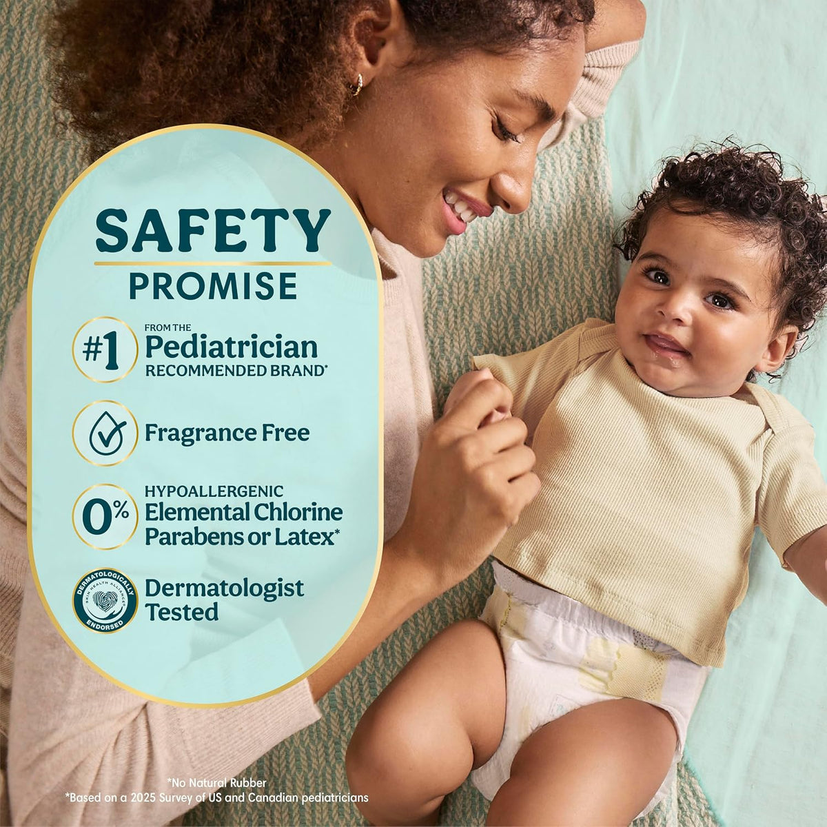 Swaddlers Diapers, Size 1 (8-14 lbs), 96 Count, Fragrance Free, Hypoallergenic, Absorbent, Pediatrician Recommended, Skin Safe