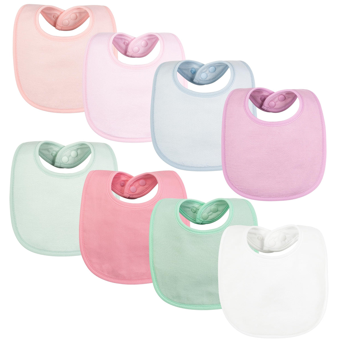 Tiny Twinkle Baby Feeding Bibs - Waterproof and Absorbent Infant Drool and Feeding Baby Bibs