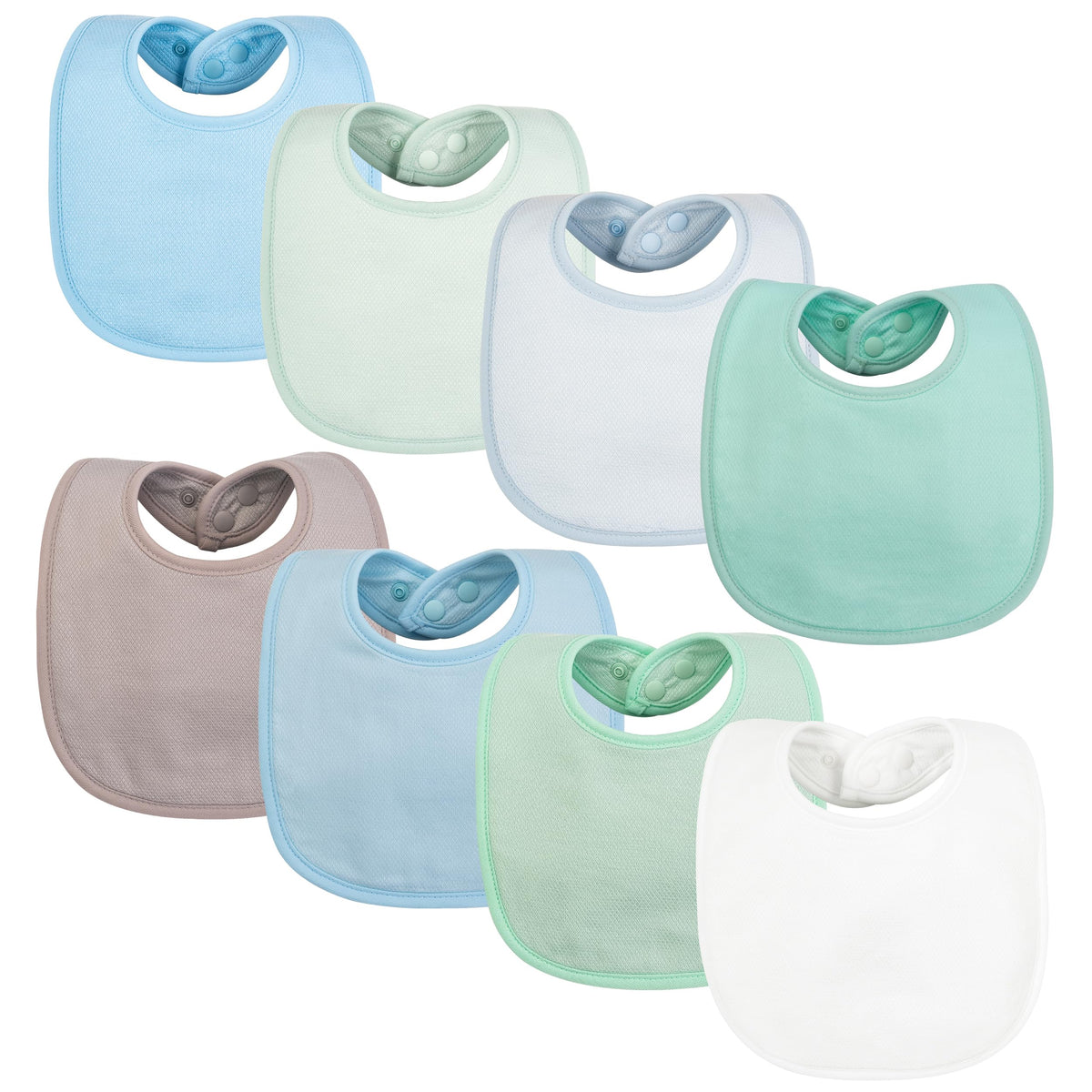 Tiny Twinkle Baby Feeding Bibs - Waterproof and Absorbent Infant Drool and Feeding Baby Bibs