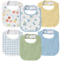 Muslin Bibs for Baby Boy, Adjustable Fit for Drooling and Teething Toddler